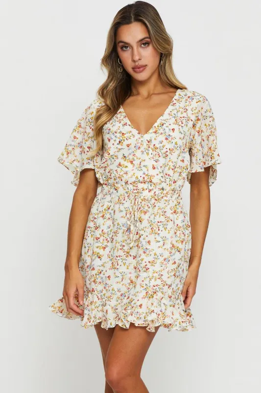 Print Dress Short Sleeve sold by Ally Fashion