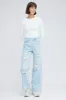 Denim 90's Wide Leg Jeans sold by Ally Fashion