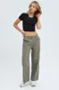 Grey Cargo Pants Low Rise sold by Ally Fashion