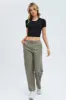 Grey Cargo Pants Low Rise sold by Ally Fashion