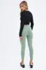 Green Skinny Denim Jeans Mid rise sold by Ally Fashion