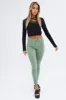 Green Skinny Denim Jeans Mid rise sold by Ally Fashion