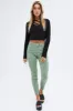 Green Skinny Denim Jeans Mid rise sold by Ally Fashion