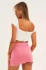Pink Velvet Slip Mini Skirt sold by Ally Fashion