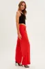 Orange Wide Leg Pants High Rise sold by Ally Fashion