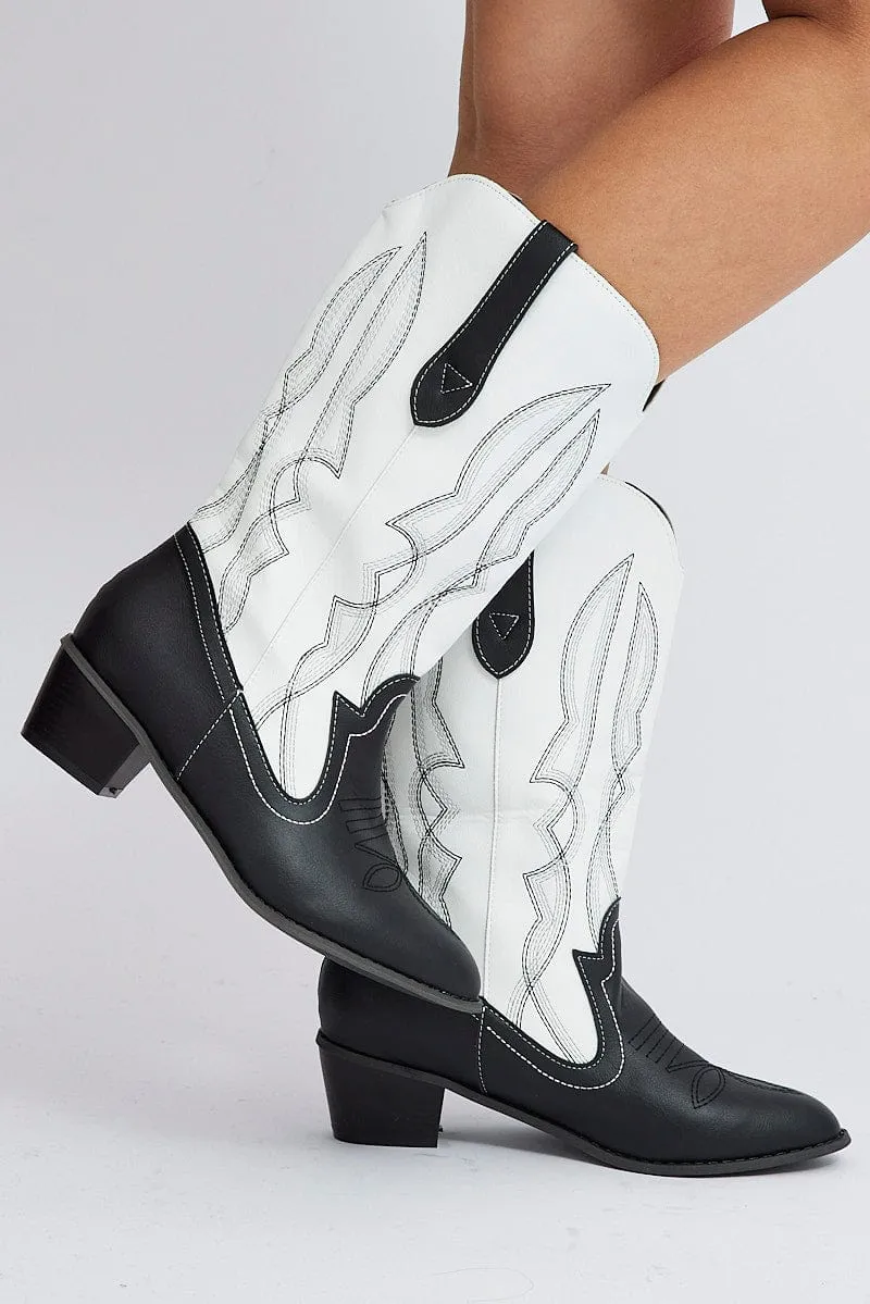 Multi Cowboy Boots sold by Ally Fashion