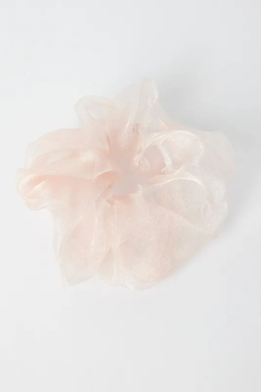 Pink Organza Scrunchie sold by Ally Fashion