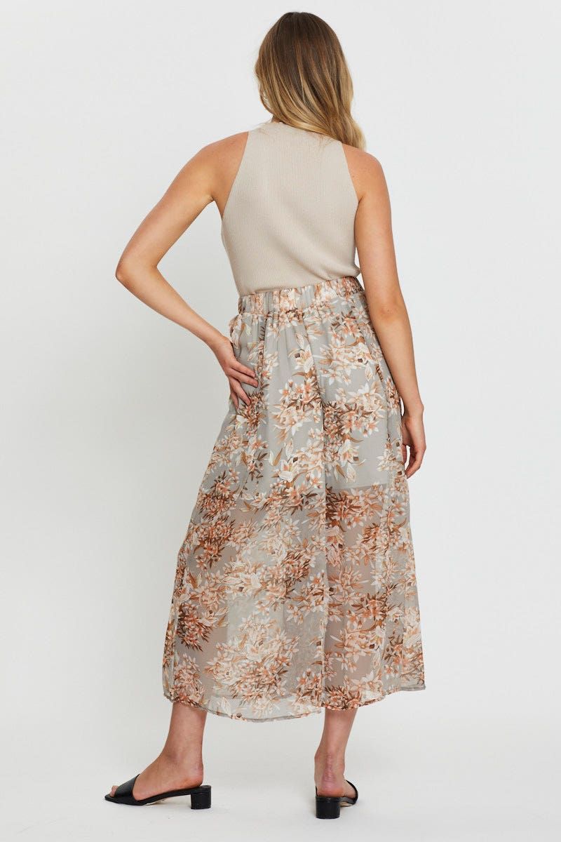 Print Belted Pants High Waist sold by Ally Fashion product image thumbnail 4
