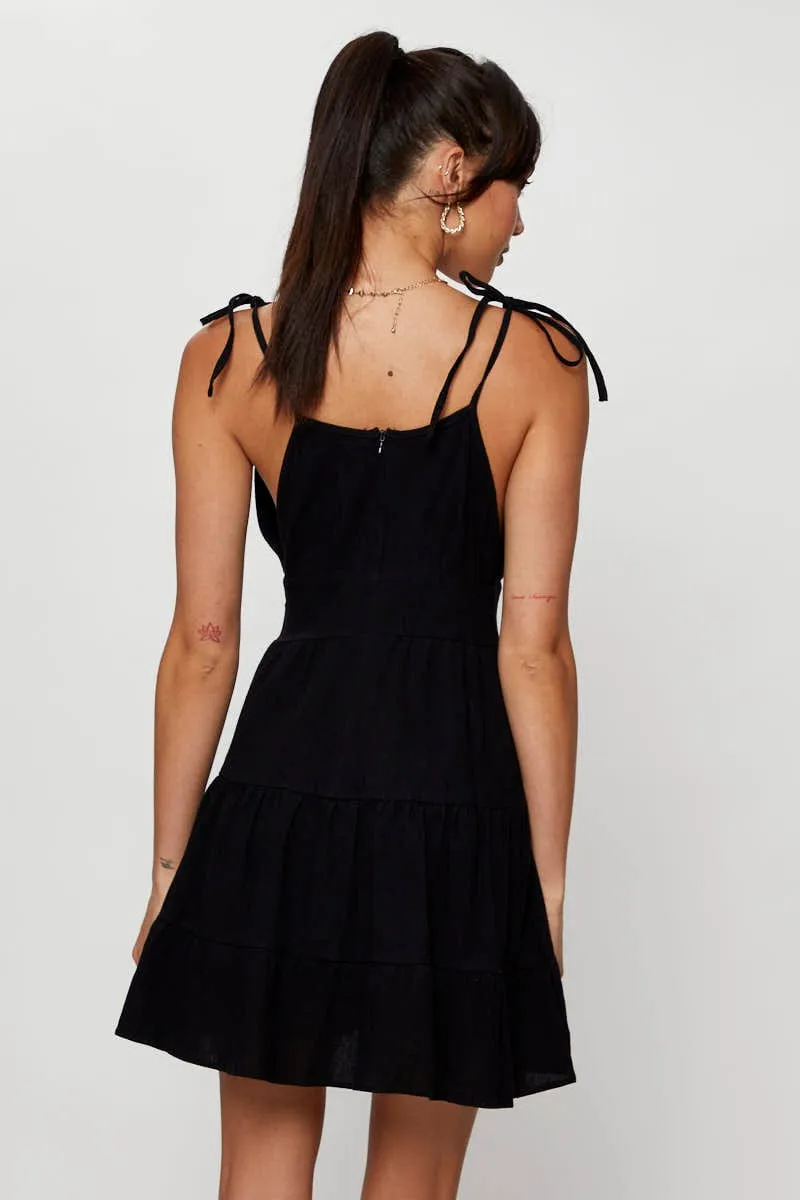Black Mini Dress Sleeveless sold by Ally Fashion product image thumbnail 5