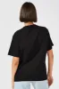 Black Oversized T Shirt Short Sleeve Crew Neck sold by Ally Fashion