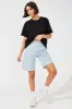 Black Oversized T Shirt Short Sleeve Crew Neck sold by Ally Fashion