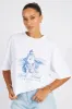 White Graphic Tee Short Sleeve sold by Ally Fashion