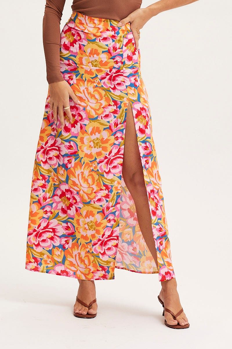 Print Maxi Skirt High Rise sold by Ally Fashion product image thumbnail 2