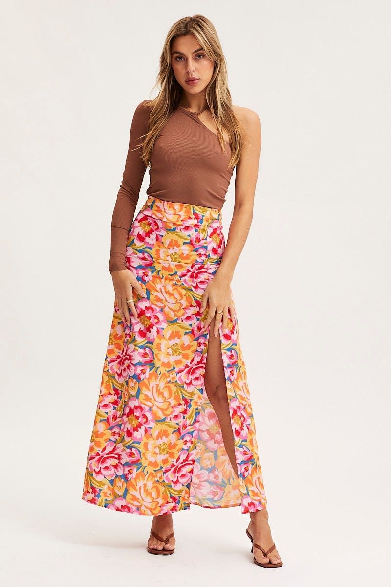 Print Maxi Skirt High Rise sold by Ally Fashion product image thumbnail 3