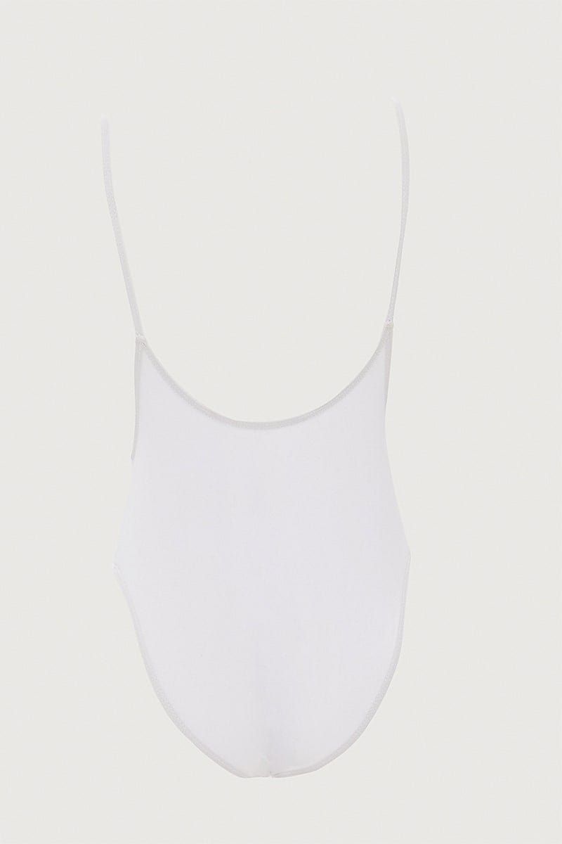 White One Piece Swimsuit sold by Ally Fashion product image thumbnail 2
