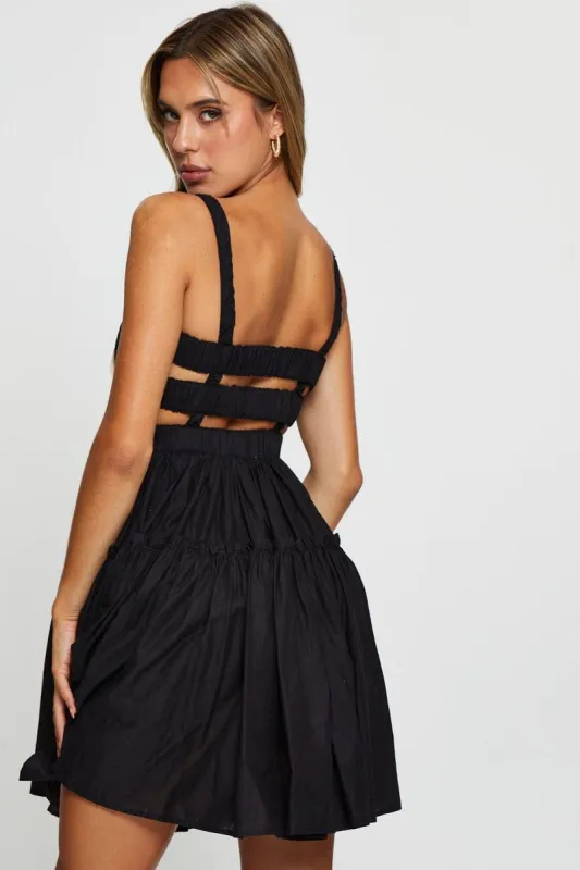 Black A Line Dress Mini sold by Ally Fashion