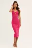 Pink Bodycon Dress Sleeveless Midi Knit sold by Ally Fashion