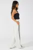 Grey Wide Leg Track Pants sold by Ally Fashion