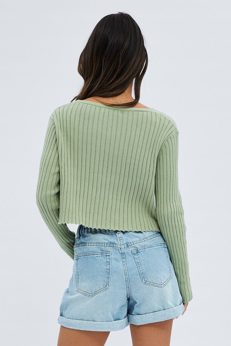 Blue High Waist Shorts Relaxed sold by Ally Fashion product image thumbnail 5