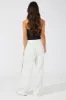 Grey Wide Leg Track Pants sold by Ally Fashion
