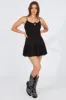 Black Fit And Flare Dress Mini sold by Ally Fashion