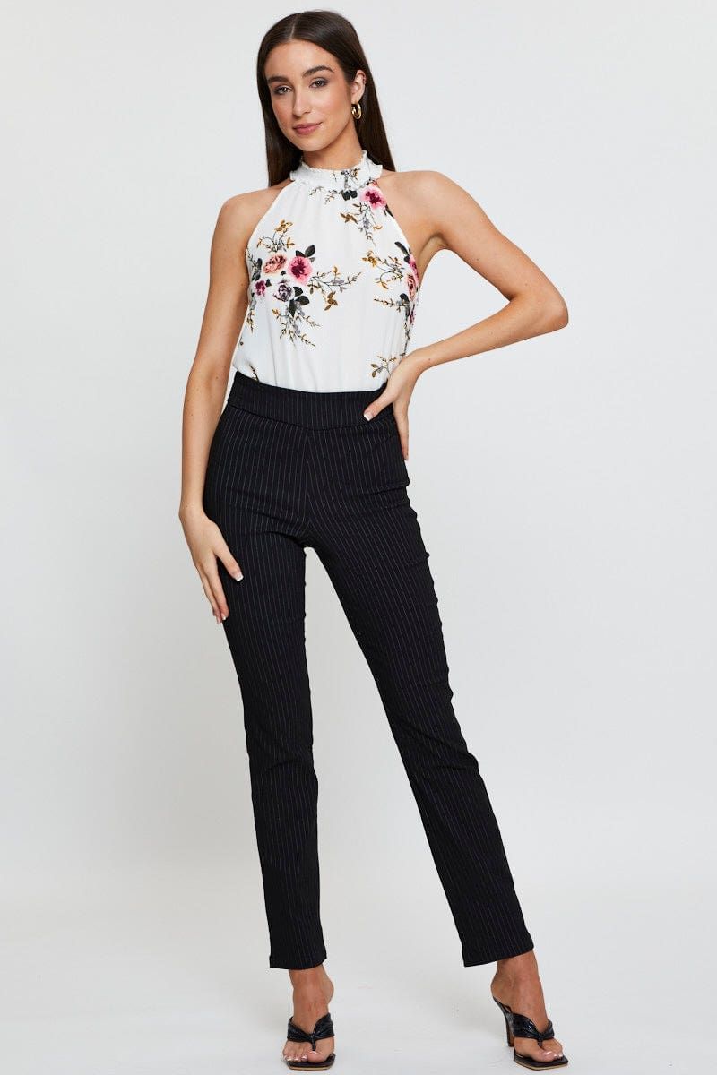 Print Halter Top Sleeveless sold by Ally Fashion product image thumbnail 2