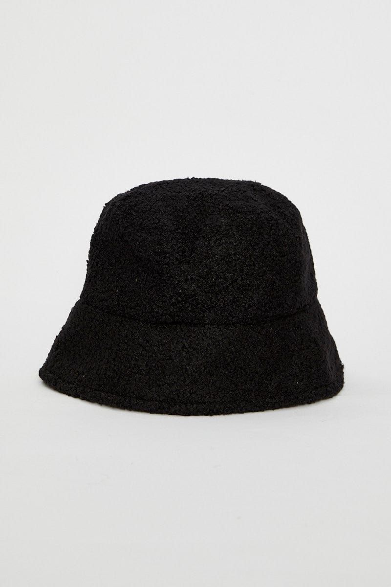 Black Fuzzy Bucket Hat sold by Ally Fashion product image thumbnail 2