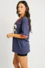Blue Graphic Tee Short Sleeve sold by Ally Fashion