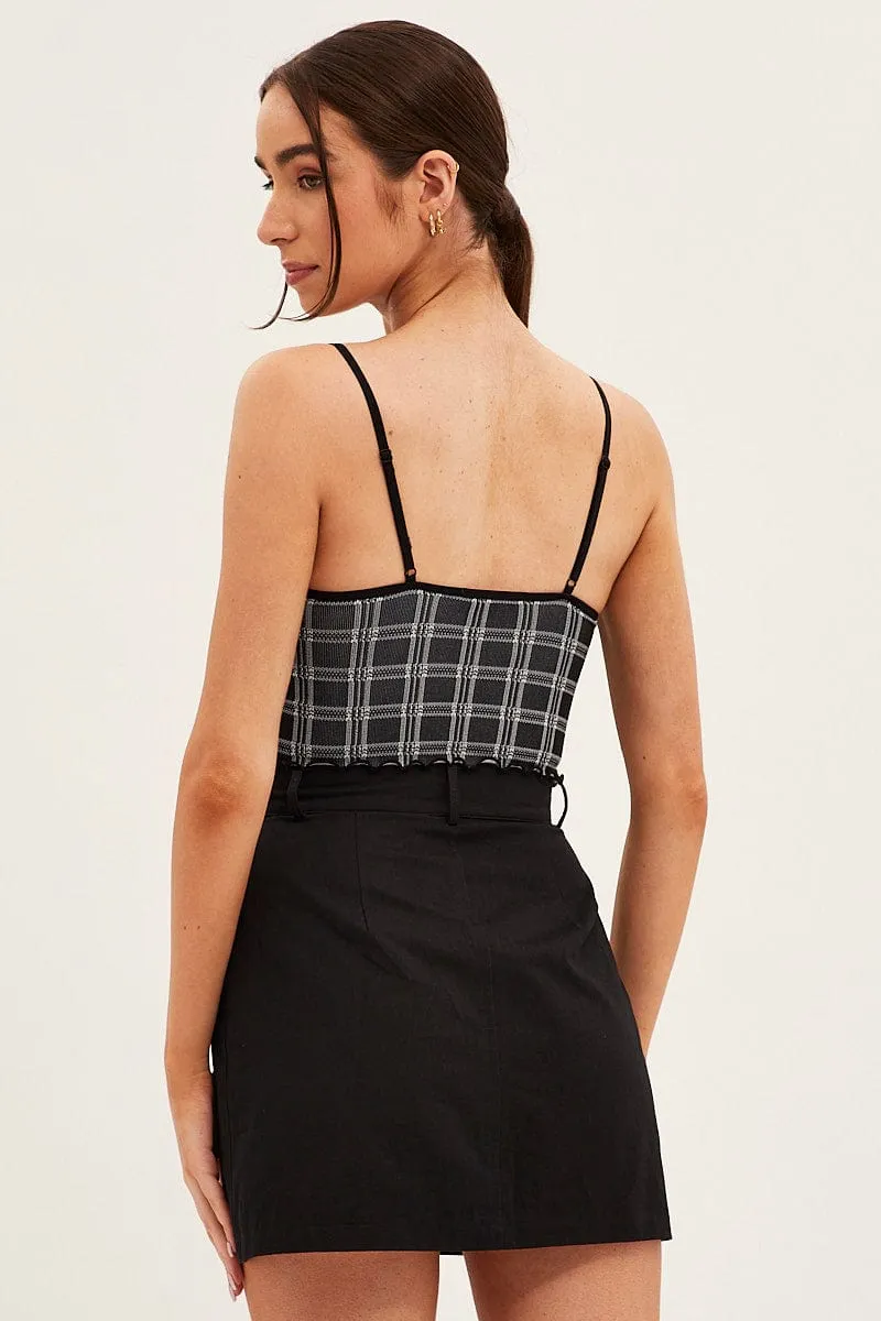 Black Singlet Top Round Neck Seamless sold by Ally Fashion product image thumbnail 5