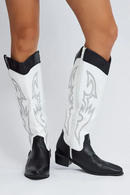 Multi Western Cowboy Boots sold by Ally Fashion