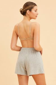 Grey Lounge Short Relaxed Fit sold by Ally Fashion