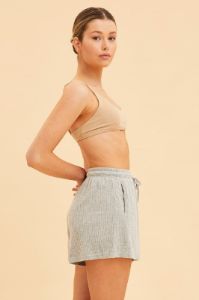 Grey Lounge Short Relaxed Fit sold by Ally Fashion