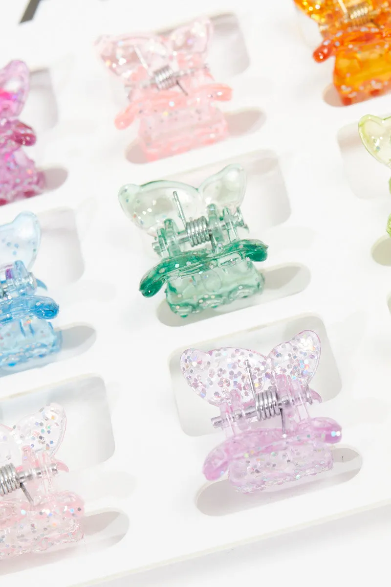 Multi 9 Pack Butterfly Claw Clips sold by Ally Fashion product image thumbnail 4