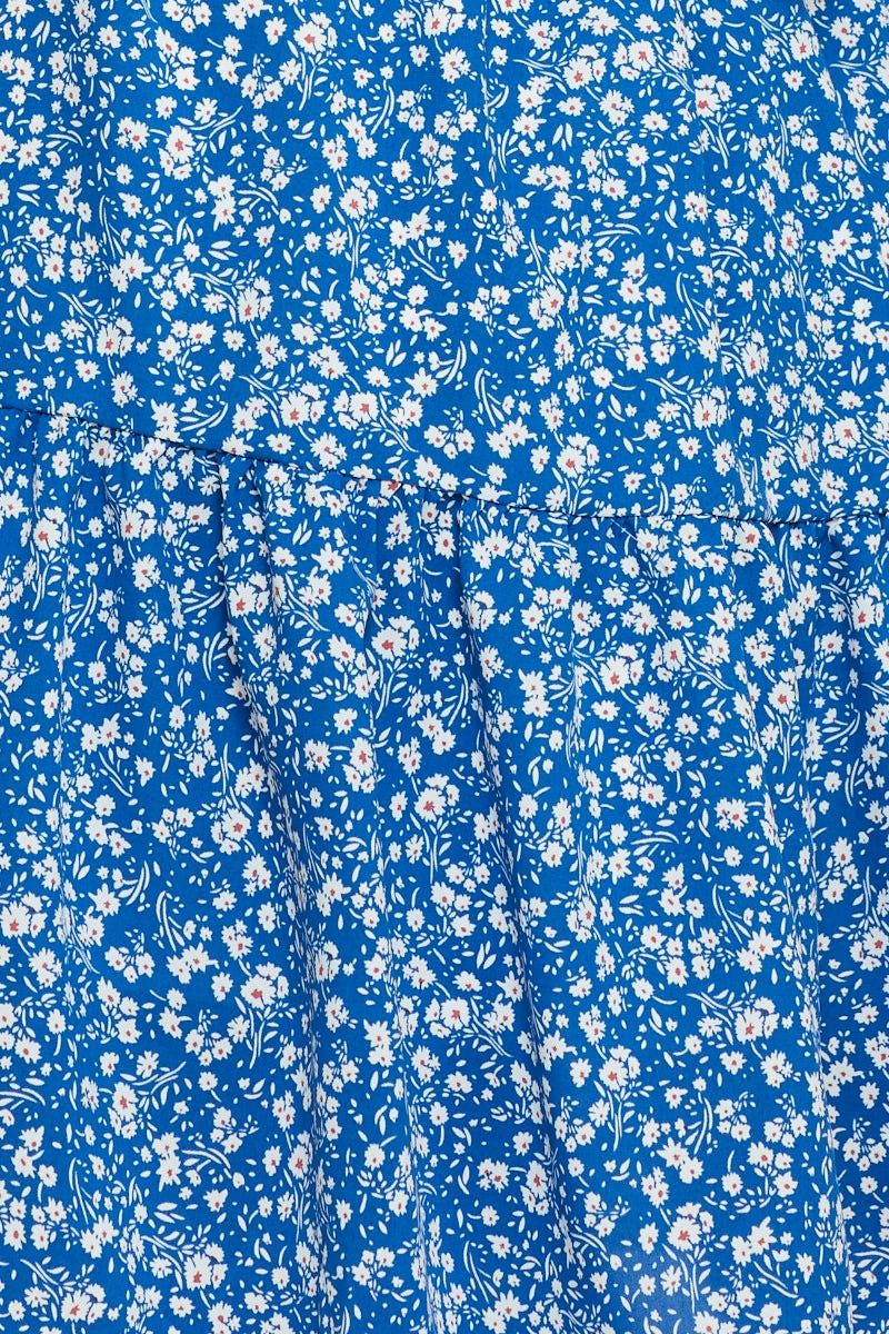 Print Mini Dress Sleeveless Square Neck sold by Ally Fashion product image thumbnail 4