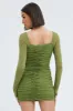 Green Bodycon Dress Corset Detail Mesh sold by Ally Fashion