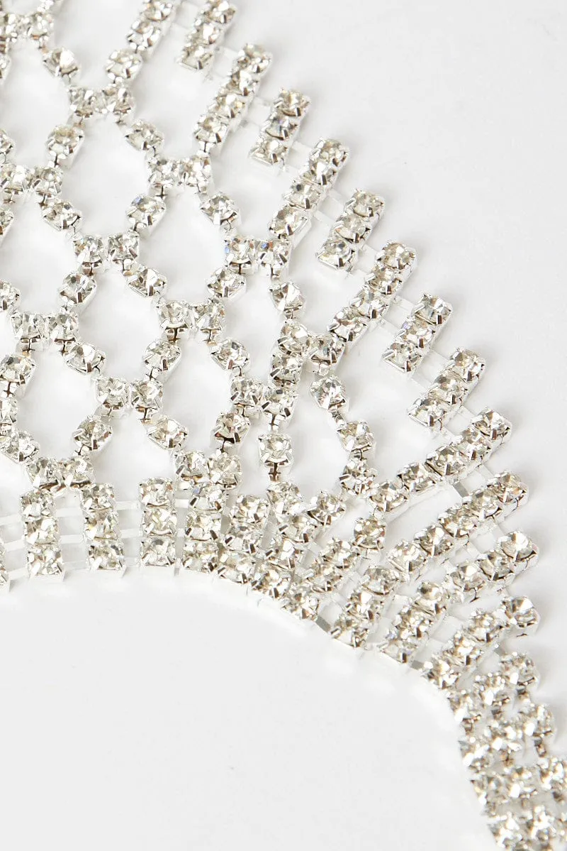 Silver Festival Diamonte Top sold by Ally Fashion product image thumbnail 2
