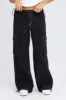 Black Parachute Pants Low Rise sold by Ally Fashion