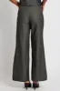 Grey Stripe Wide Leg Pants High Rise sold by Ally Fashion