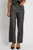 Grey Stripe Wide Leg Pants High Rise sold by Ally Fashion