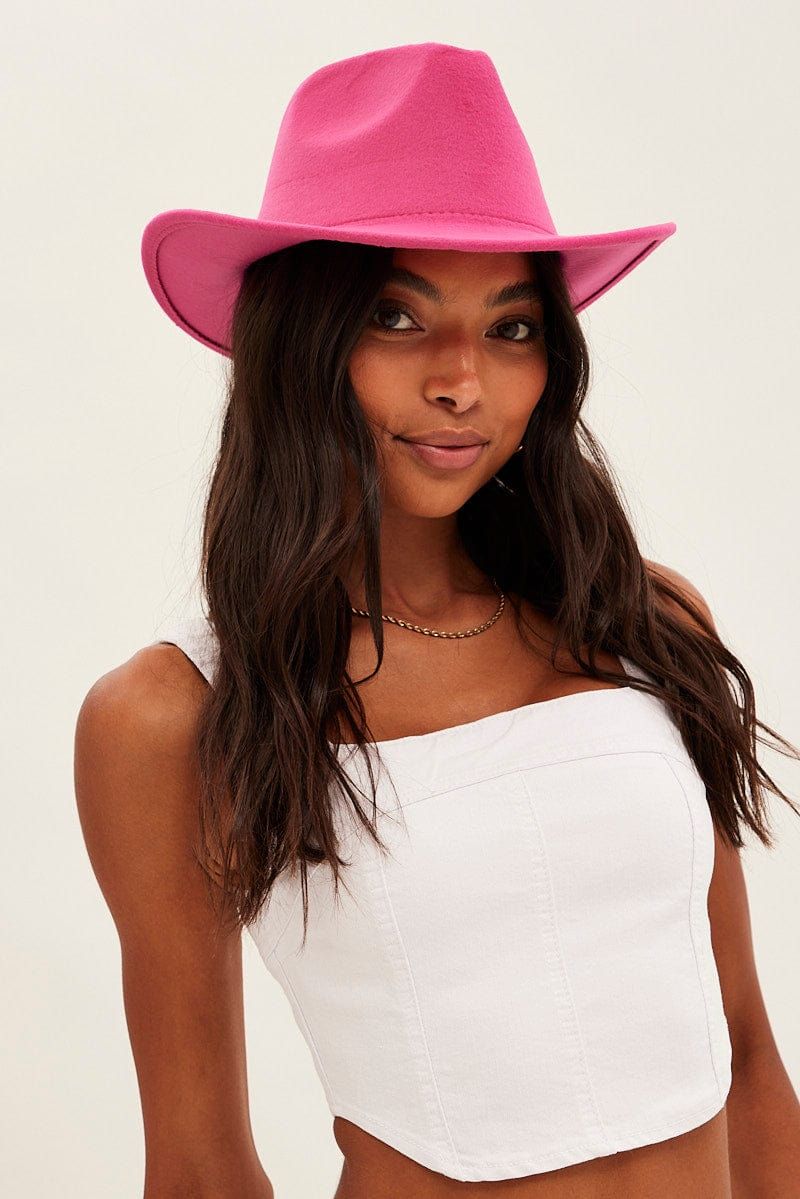 Pink Cowboy Hat sold by Ally Fashion