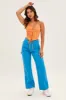 Blue Carpenter Cargo Pocket Jeans sold by Ally Fashion