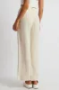 Beige Wide Leg Pant High Rise sold by Ally Fashion