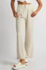 Beige Wide Leg Pant High Rise sold by Ally Fashion