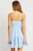 Blue Fit And Flare Dress Strappy Mini sold by Ally Fashion