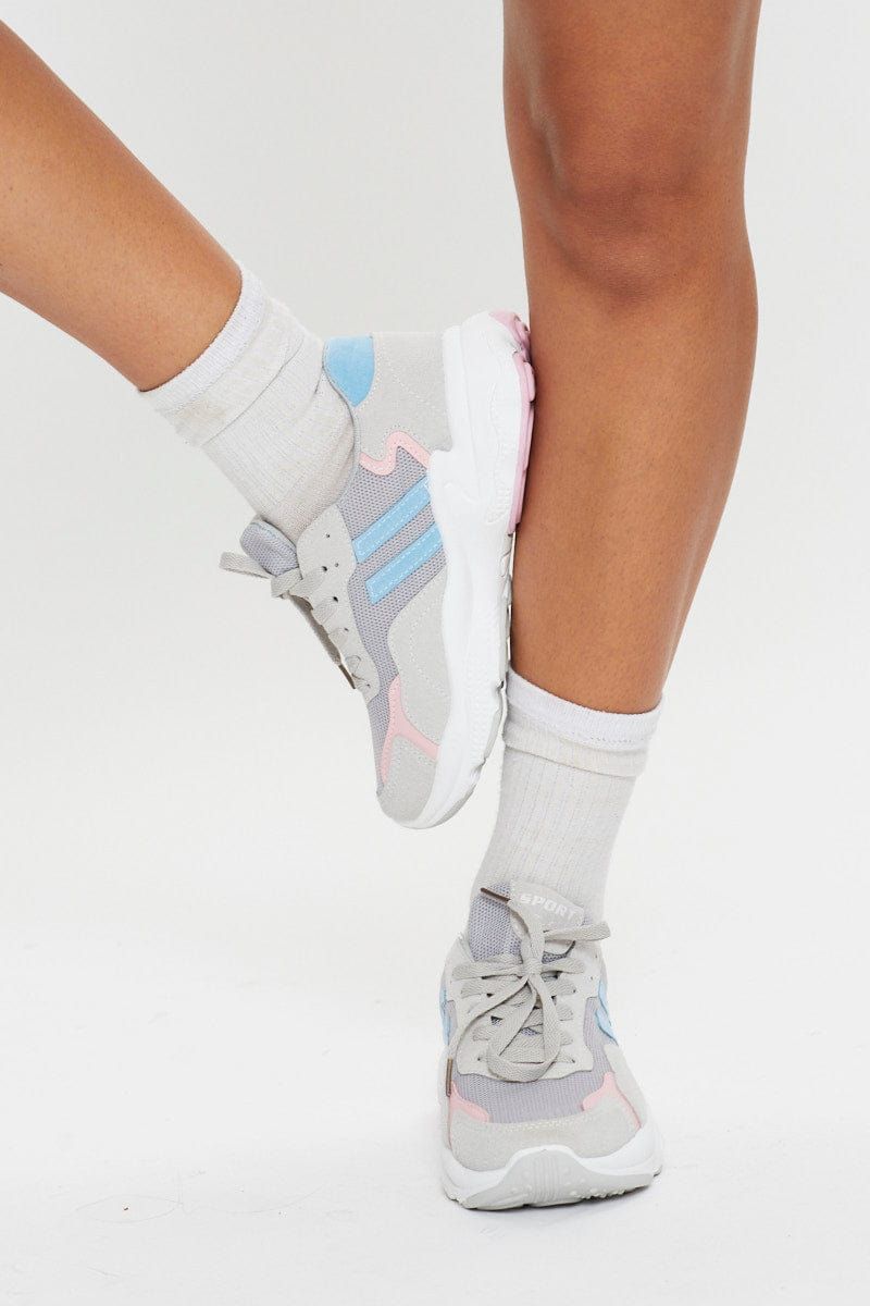 Multi Colourblock Sneakers sold by Ally Fashion