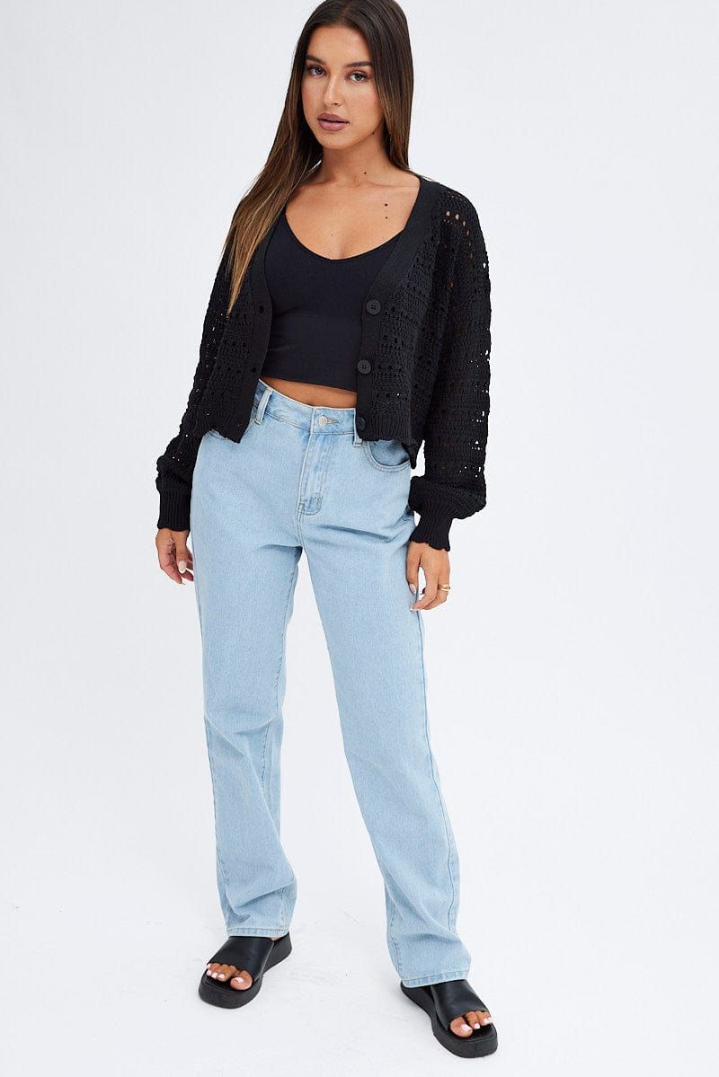 Black Oversized Cardigan sold by Ally Fashion product image thumbnail 2