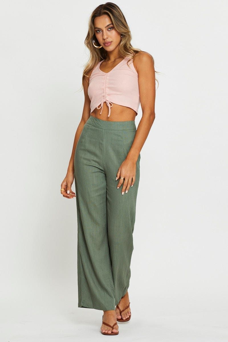 Pink Crop Top sold by Ally Fashion product image thumbnail 2