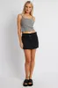 Grey Bralette Round Neck Sleeveless Padded sold by Ally Fashion