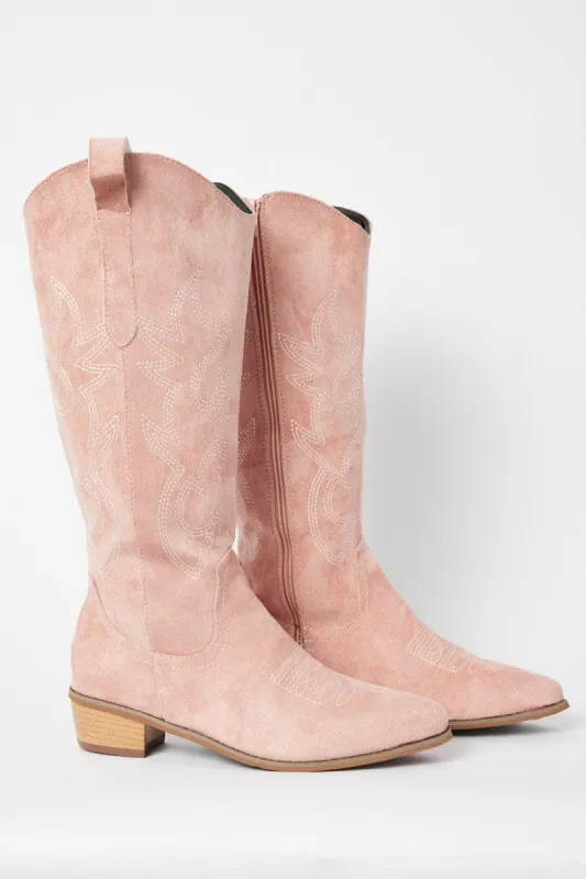 Pink Western Boots sold by Ally Fashion