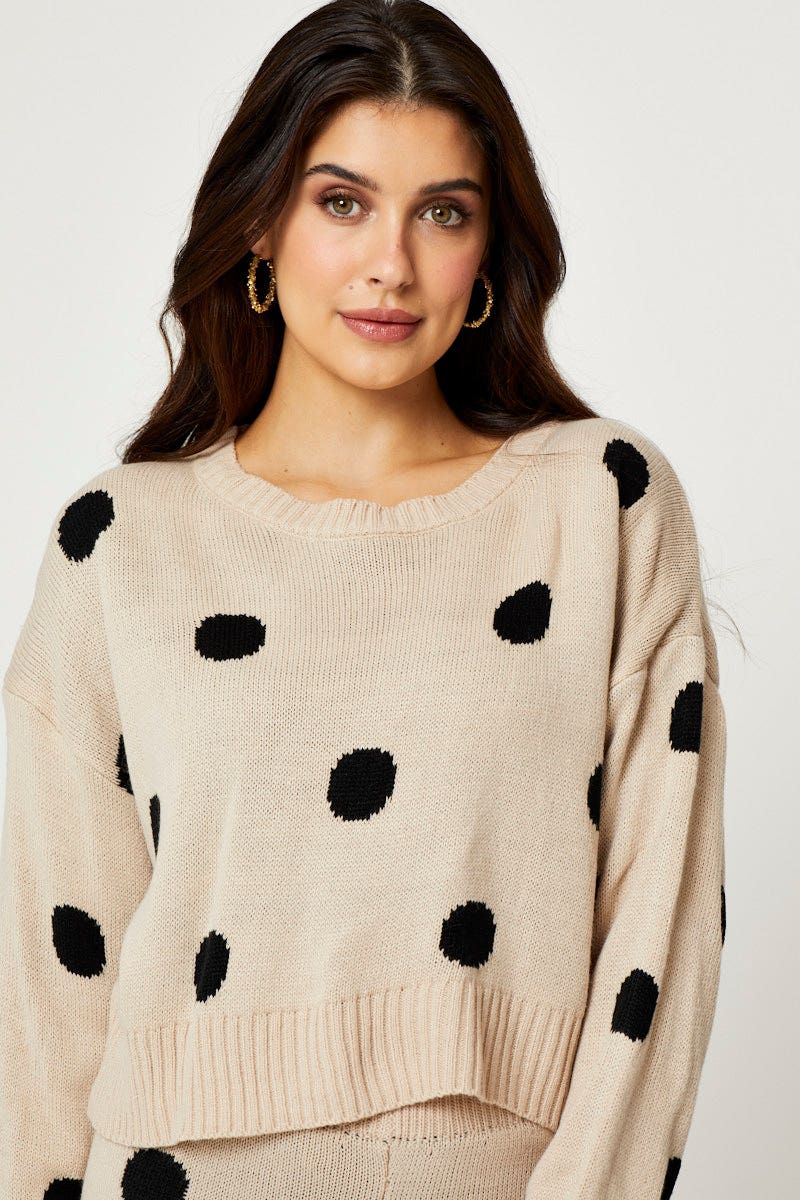 Polka Dot Jumper Long Sleeve sold by Ally Fashion product image thumbnail 5